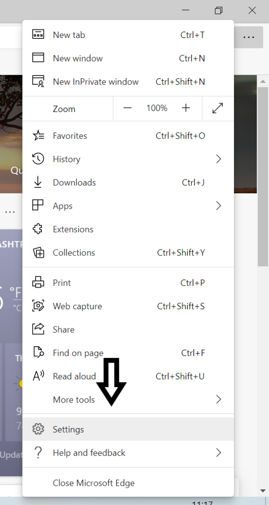 How to change default search engine in Microsoft Edge