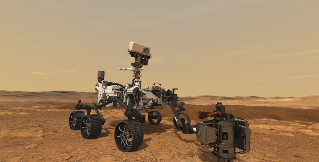 Perseverance Rover on Mars