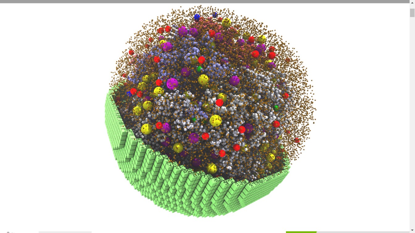 Simulation of a Living Cell