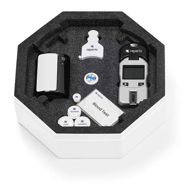 Reperio Health, a manufacturer of at-home health assessment screening kit