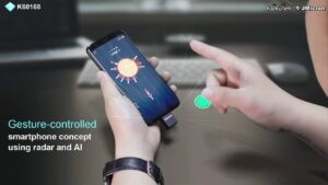 World's first single system-on-chip contactless 3D gesture recognition ...