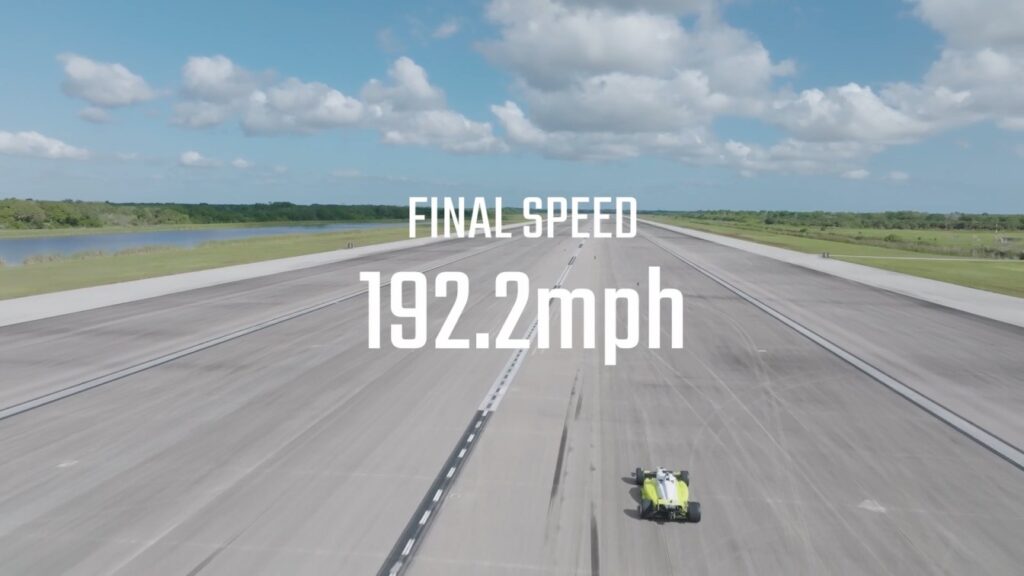 Indy Autonomous Racecar Speed Record