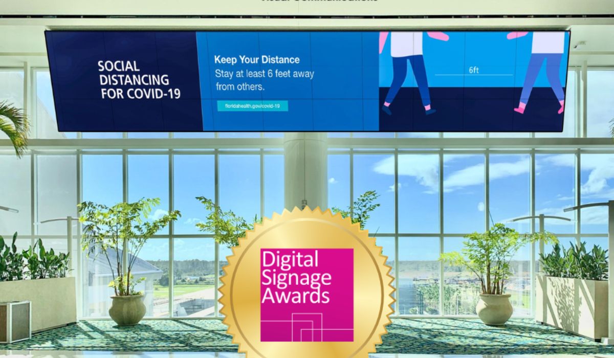 YCD Global DIgital Signage Award Winner