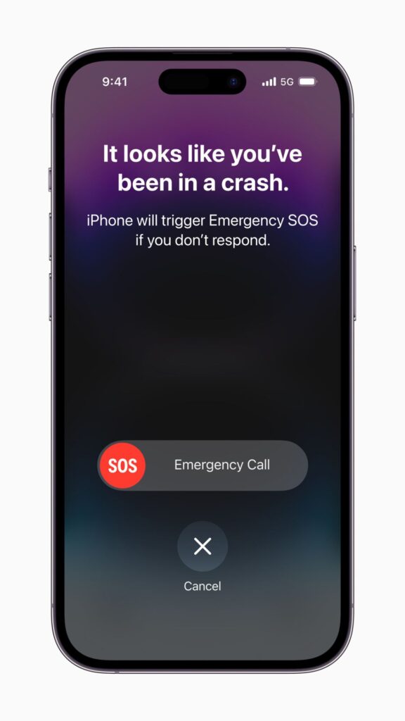 iPhone 14 Crash Detection