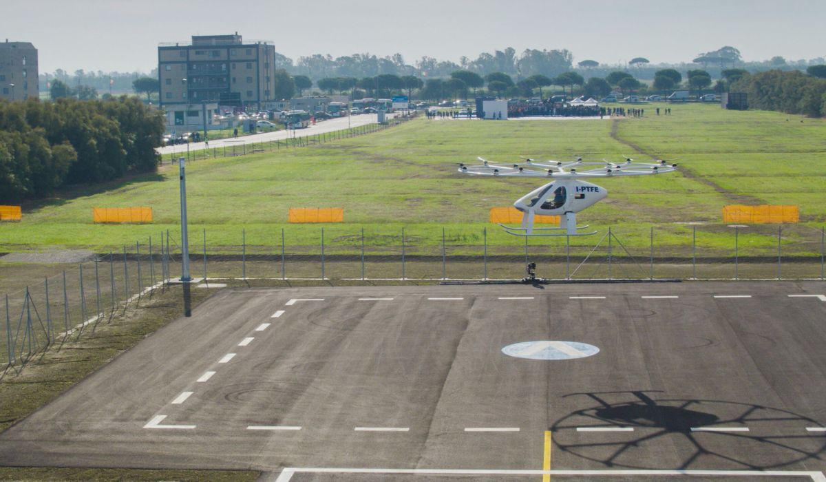 First crewed eVTOL test flights in Italy completed by Volocopter