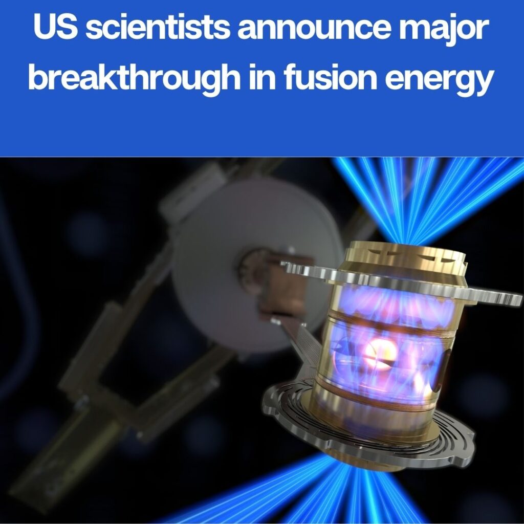 US scientists announce major breakthrough in fusion energy Instagram Post