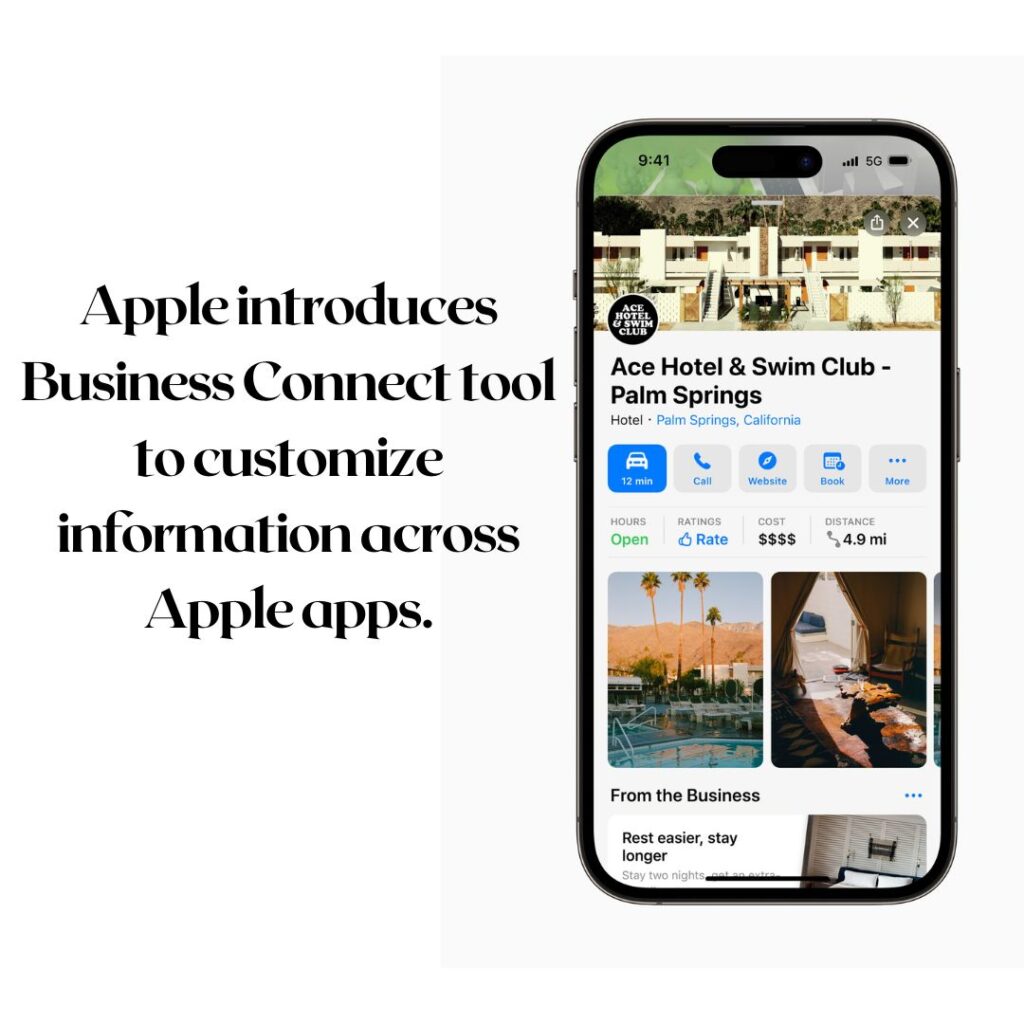 Apple introduces Business Connect tool to customize information across Apple apps 