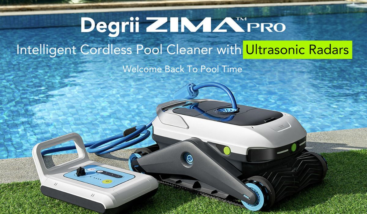 Degrii Launches World's First Ultrasonic Robot Pool Cleaner on Kickstarter