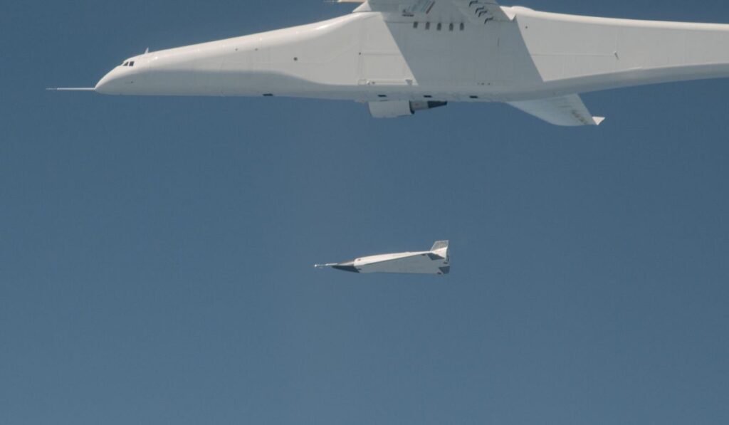 Stratolaunch Successfully Completes Separation Test of Talon-A Vehicle