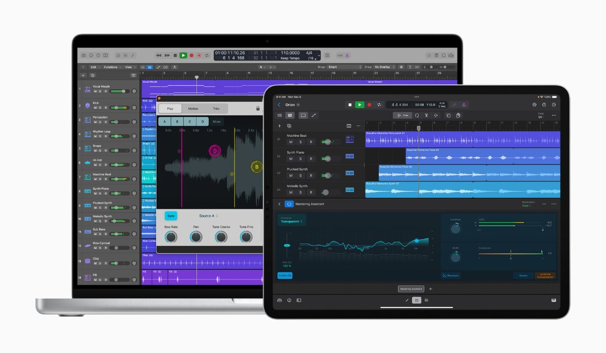 Apple supercharges Logic Pro with powerful tools for music creation on Mac and iPad